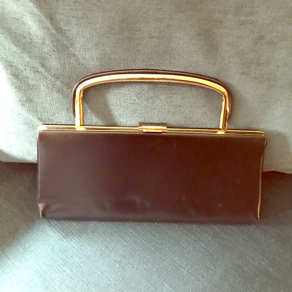 Vintage black clutch